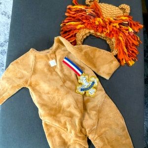 6-12 month cowardly lion costume
